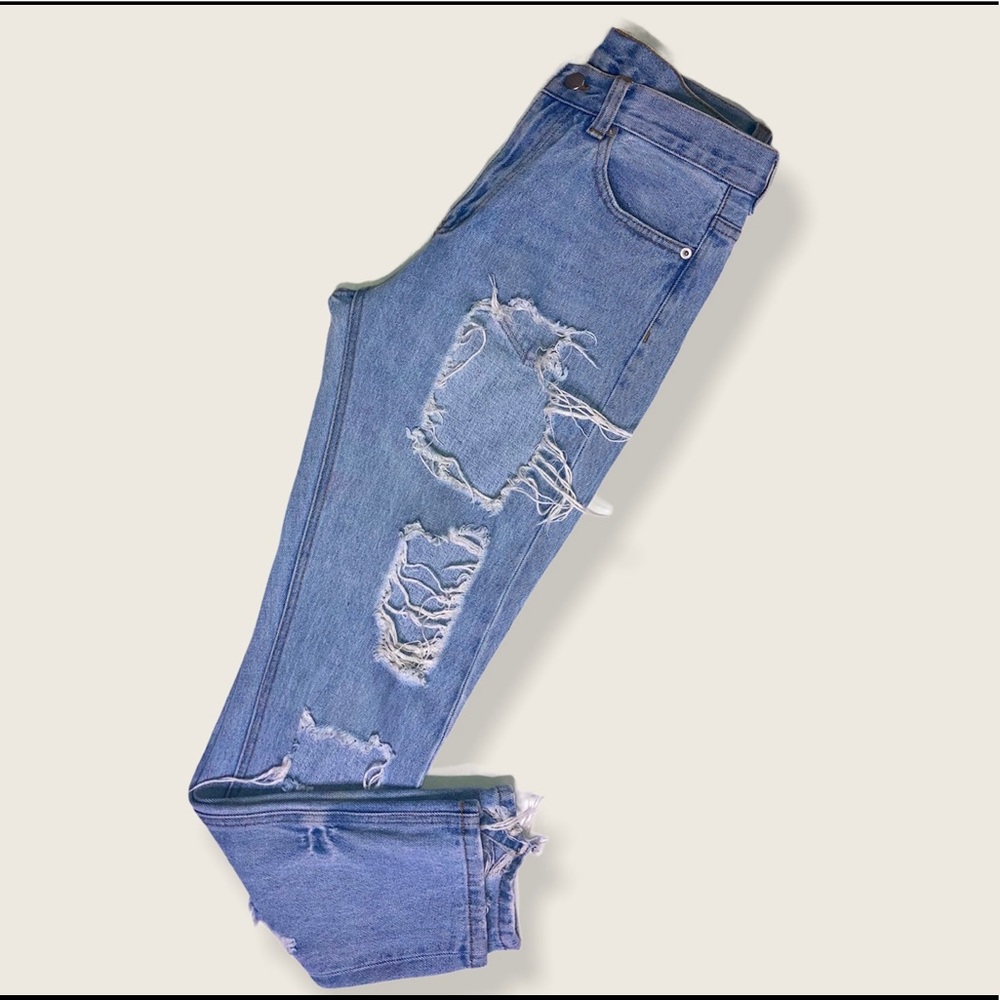 Blue Ripped Jeans